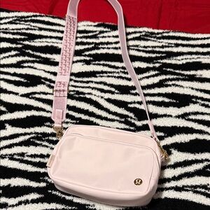 Lululemon Athletica Light Pink Crossbody Bag
